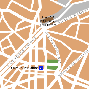 Map of Cairo Hotel Locations