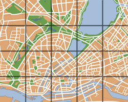 Hamburg Map : City Street Map Selection