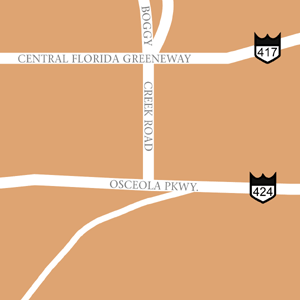 Map of Orlando Hotel Locations