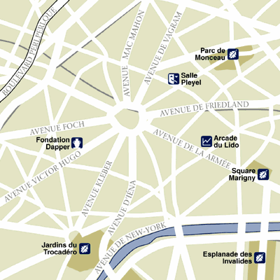 Map of Paris Hotel Locations