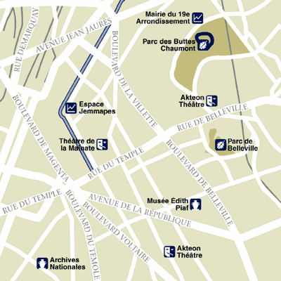 Map of Paris Hotel Locations