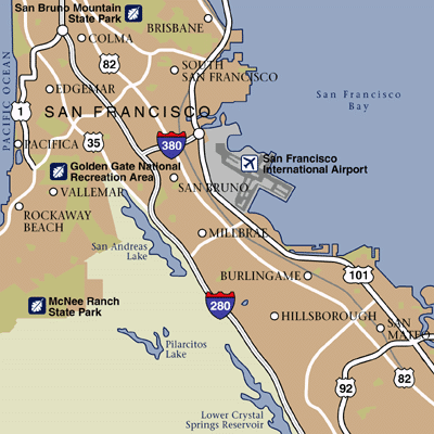 San Francisco SFO International Airport Map