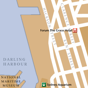 Map of Sydney Hotel Locations